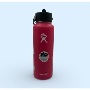 Hydro Flask Stainless Steel 40 oz Water Bottle Watermelon Color With Lid
